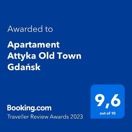 Apartament Attyka Old Town Gdansk Appartamento Esterno foto