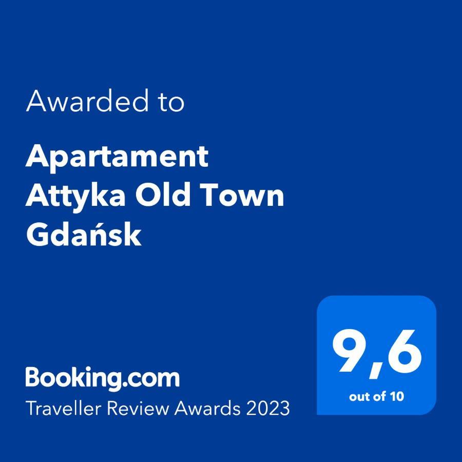 Apartament Attyka Old Town Gdansk Appartamento Esterno foto